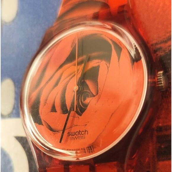Swatch watch THE ROSE GR136PACK 1998 Worldwide Packagings Swiss Made Quartz - Picture 5 of 11